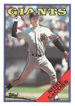 1988 Topps #754 Mike LaCoss Front