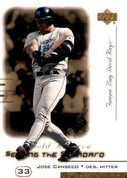 2000 Upper Deck Gold Reserve - Setting the Standard #S6 Jose Canseco Front