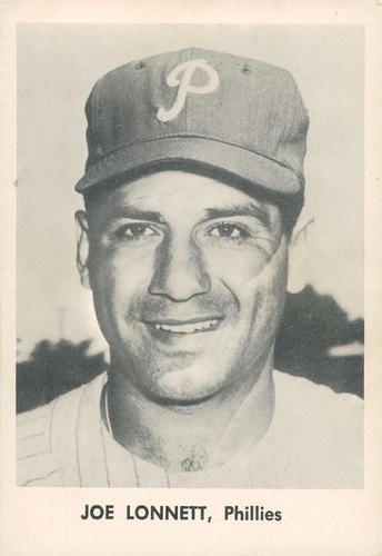 1957 Jay Publishing Philadelphia Phillies Set A 5x7 #NNO Joe Lonnett Front