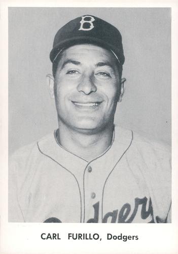 1957 Jay Publishing Brooklyn Dodgers Set B 5x7 #NNO Carl Furillo Front