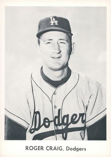 1958 Danny Goodman Los Angeles Dodgers Set B #NNO Roger Craig Front