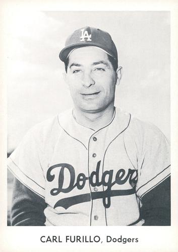 1958 Danny Goodman Los Angeles Dodgers Set B #NNO Carl Furillo Front