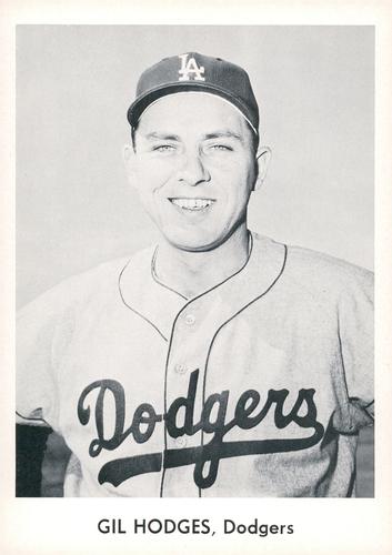 1958 Danny Goodman Los Angeles Dodgers Set B #NNO Gil Hodges Front