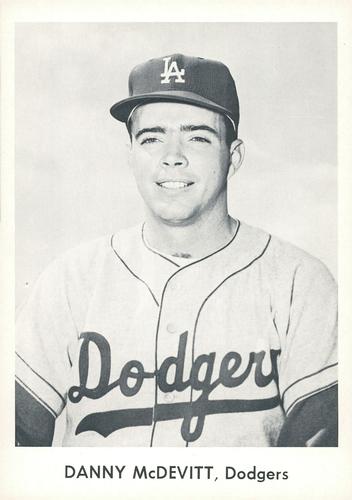 1958 Danny Goodman Los Angeles Dodgers Set B #NNO Danny McDevitt Front