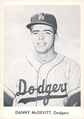 1958 Danny Goodman Los Angeles Dodgers Set A #NNO Danny McDevitt Front