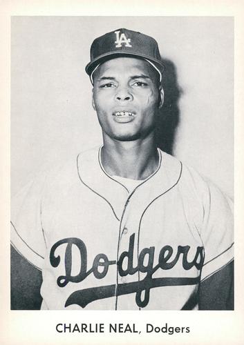 1958 Danny Goodman Los Angeles Dodgers Set A #NNO Charlie Neal Front