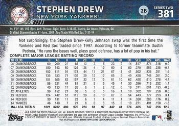 2015 Topps - Limited #381 Stephen Drew Back