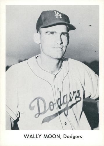 1959 Danny Goodman Los Angeles Dodgers #NNO Wally Moon Front