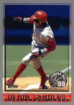 1998 Topps Opening Day #9 Deion Sanders Front