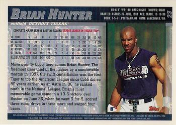 1998 Topps Opening Day #23 Brian Hunter Back