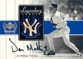 2000 Upper Deck Yankees Legends - Legendary Lumber #DM-LL Don Mattingly  Front