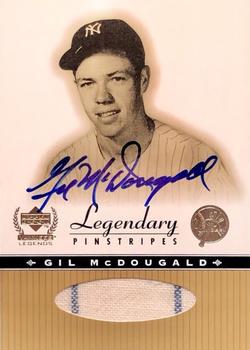 2000 Upper Deck Yankees Legends - Legendary Pinstripes Autographed #GM-A Gil McDougald  Front
