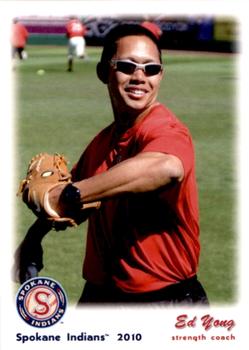 2010 Grandstand Spokane Indians #NNO Ed Yong Front