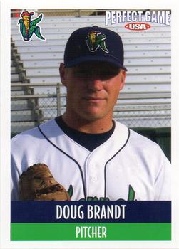 2007 Perfect Game Cedar Rapids Kernels #3 Doug Brandt Front