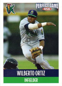 2007 Perfect Game Cedar Rapids Kernels #19 Wilberto Ortiz Front