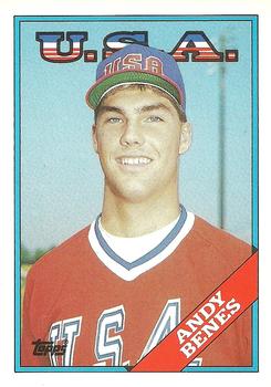 1988 Topps Traded #14T Andy Benes Front