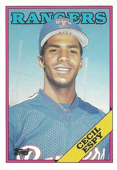 1988 Topps Traded #36T Cecil Espy Front
