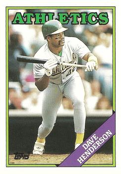 1988 Topps Traded #48T Dave Henderson Front