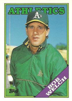1988 Topps Traded #127T Bob Welch Front