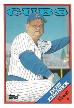 1988 Topps Traded #131T Don Zimmer Front