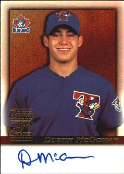 2001 Bowman - Autographs #BA-DM Dustin McGowan  Front