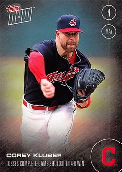2016 Topps Now #51 Corey Kluber Front