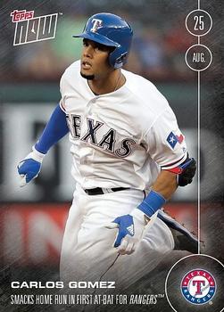 2016 Topps Now #392 Carlos Gomez Front