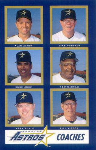 1997 Barry Colla Postcards #4897 Astros Coaches Front