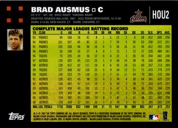 2007 Topps Houston Astros #HOU2 Brad Ausmus Back