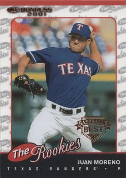 2001 Donruss - Baseball's Best The Rookies Bronze #R77 Juan Moreno  Front