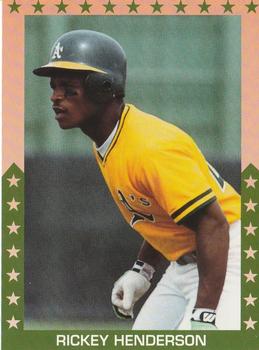 1990 Baseballs Finest Stars (unlicensed) #NNO Rickey Henderson Front