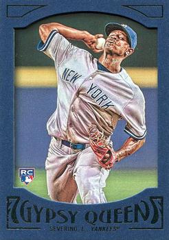2016 Topps Gypsy Queen - Framed Blue #13 Luis Severino Front