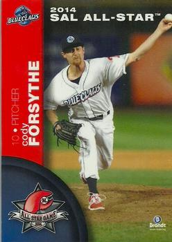 2014 Brandt South Atlantic League North Division All-Stars #6 Cody Forsythe Front