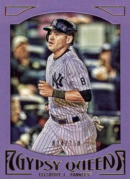 2016 Topps Gypsy Queen - Framed Purple #35 Jacoby Ellsbury Front