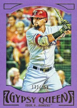 2016 Topps Gypsy Queen - Framed Purple #94 Rougned Odor Front