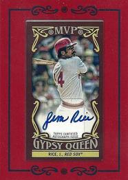 2016 Topps Gypsy Queen - MVP Minis Autographs #MVPA-JR Jim Rice Front
