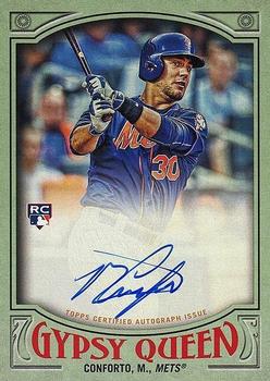 2016 Topps Gypsy Queen - Autographs Green #GQA-MC Michael Conforto Front