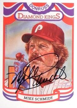 2001 Donruss - Diamond Kings Reprints Autographs #DKR-9 Mike Schmidt Front