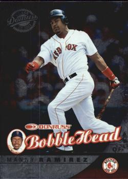 2001 Donruss Class of 2001 - Bobble Head Cards #10 Manny Ramirez  Front