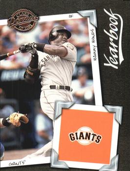 2001 Donruss Class of 2001 - Yearbook #YB-1 Barry Bonds  Front