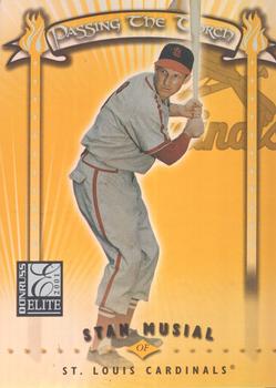 2001 Donruss Elite - Passing the Torch #PT-1 Stan Musial  Front