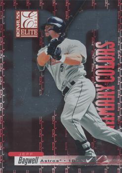 2001 Donruss Elite - Primary Colors Red #PC-10 Jeff Bagwell  Front