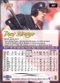 1998 Ultra #307 Doug Strange Back