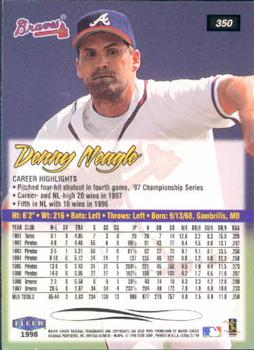 1998 Ultra #350 Denny Neagle Back