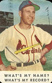 1954 Hunter Wieners St. Louis Cardinals #NNO Enos Slaughter Front