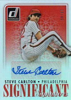 2016 Donruss - Significant Signatures Red #SIG-SC Steve Carlton Front