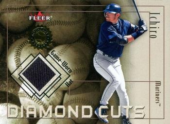 2001 Fleer Authority - Diamond Cuts Memorabilia #NNO Ichiro Front