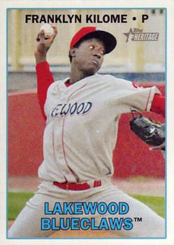 2016 Topps Heritage Minor League #9 Franklyn Kilome Front