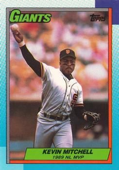 1990 Topps Stickers - 1989 Award Winners #NNO Kevin Mitchell Front