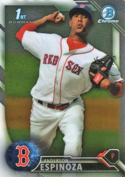 2016 Bowman - Chrome Prospects #BCP40 Anderson Espinoza Front